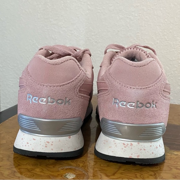 Reebok Harman Women's size 7 M Pink Suede Classic Work Shoes composite Toe - Picture 4 of 15